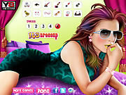 Флеш игра онлайн Линдсей Лохан знаменитости макияж / Lindsay Lohan Celebrity Makeover